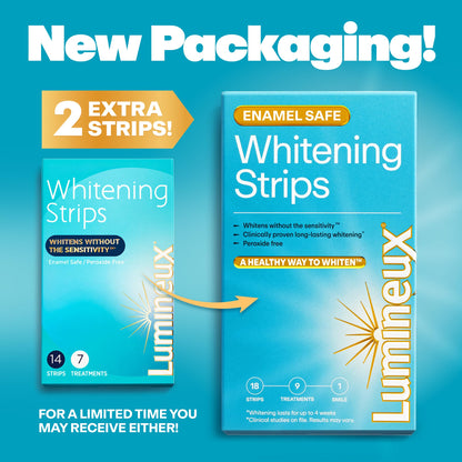 Lumineux Peroxide-Free Whitening Kit | 7 Treatments + Mouthwash, Toothpaste & Bamboo Brush