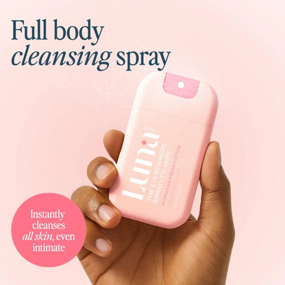 Luna Daily Body Cleansing Spray | Hydrating pH-Balanced Feminine & Body Mist (30ml)