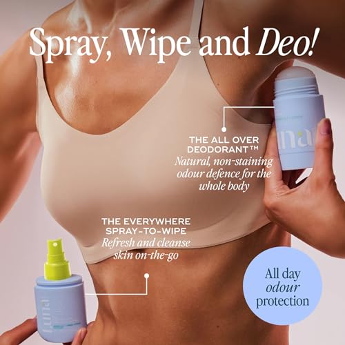 Luna Daily The Everywhere Spray-To-Wipe: Cooling Body Mist & pH-Balanced Feminine Care (80ml)