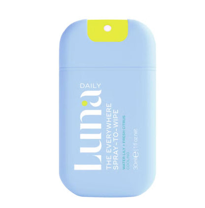 Luna Daily The Everywhere Spray-To-Wipe | Cooling Body Mist & pH-Balanced Feminine Care – 30ml