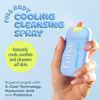 Luna Daily The Everywhere Spray-To-Wipe | Cooling Body Mist & pH-Balanced Feminine Care – 30ml