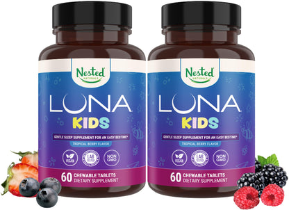 Luna Kids Sleep Aid Tablets for Children 4+ | Nested Naturals