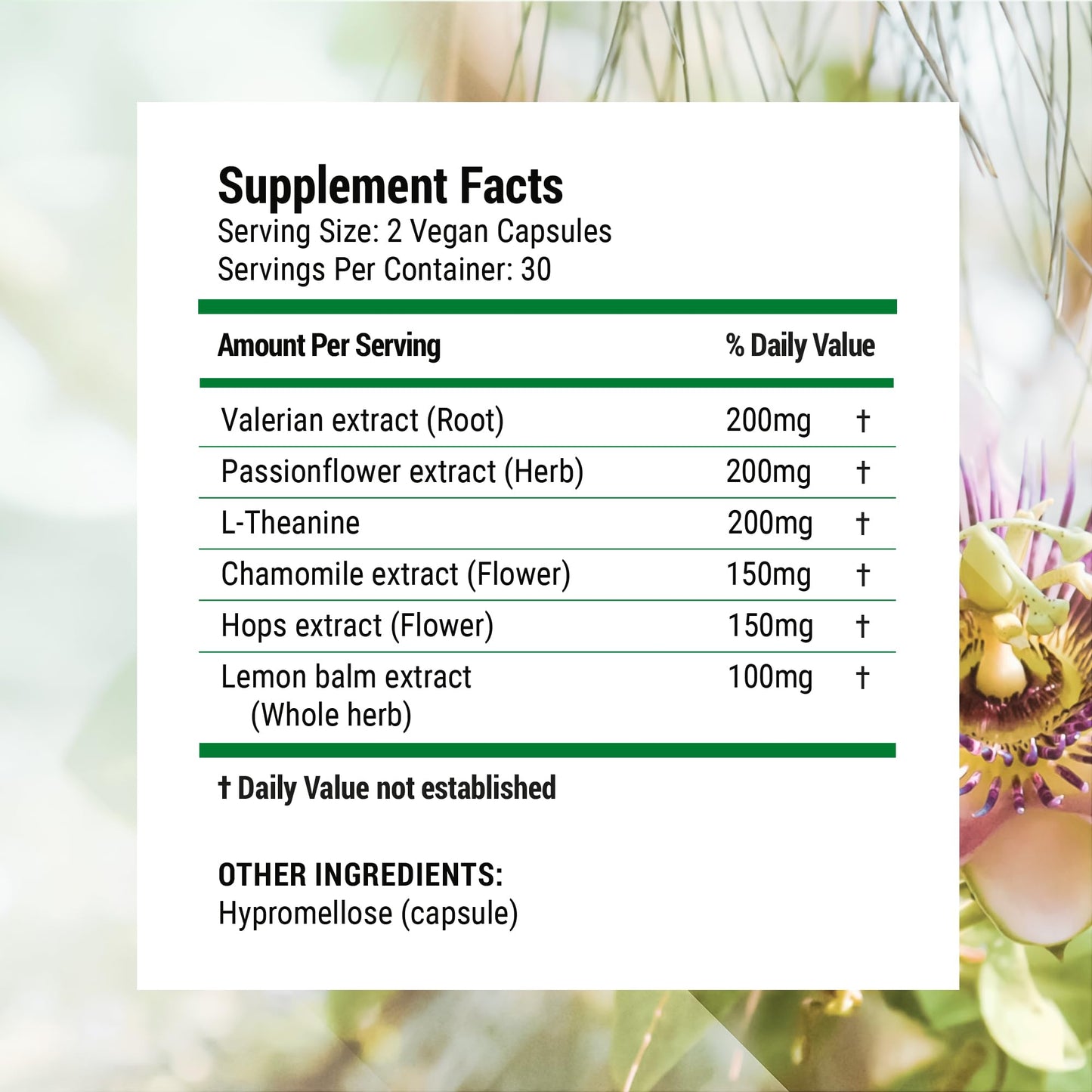 Nested Naturals Luna Sleep Supplement – Melatonin-Free, Non-Habit Forming Sleep Aid with Chamomile, Valerian & L-Theanine | 60 Vegan Capsules