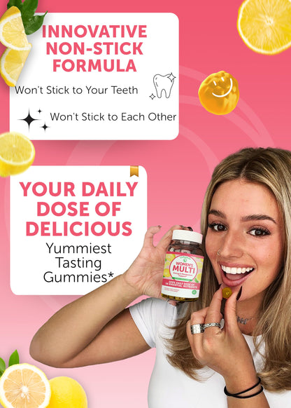 Lunakai USA Made Women's Multivitamin Gummies – 16 Essential Vitamins, 60ct