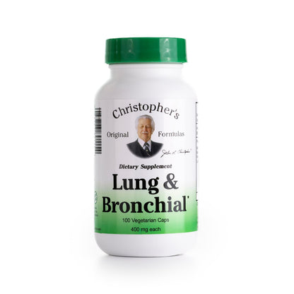 Christopher's Original Formulas Lung & Bronchial Formula - Lung Cleanse for Smokers - Respiratory Support