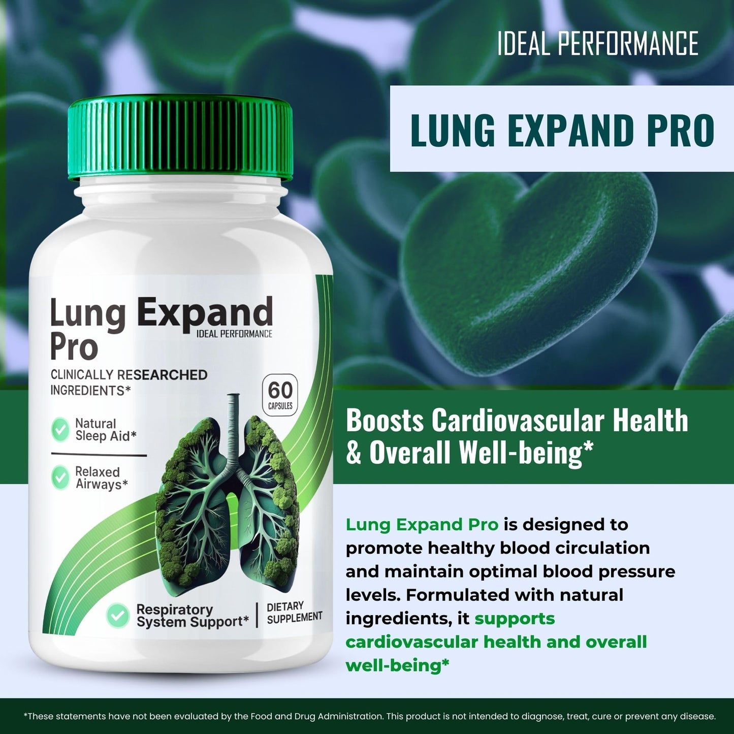 Lung Expand Pro Blood Capsules – LungExpand Pro Formula for Healthy Circulation (3 Pack)