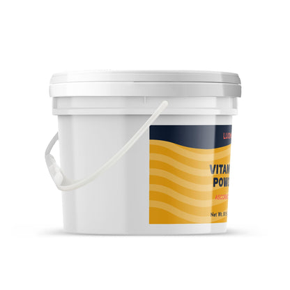 Luonix Vitamin C Powder – Ascorbic Acid, 1 Gallon Bucket for Supplements & DIY Skincare
