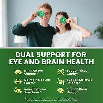 Lutein & Zeaxanthin Supplements - AREDS 2 Eye Vitamins | 120 Capsules
