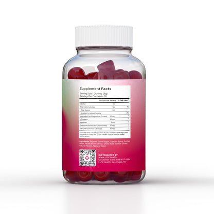 LUV health Sleep Gummies – Natural Sleep Aid with Magnesium, L-Theanine, Melatonin (30 count)
