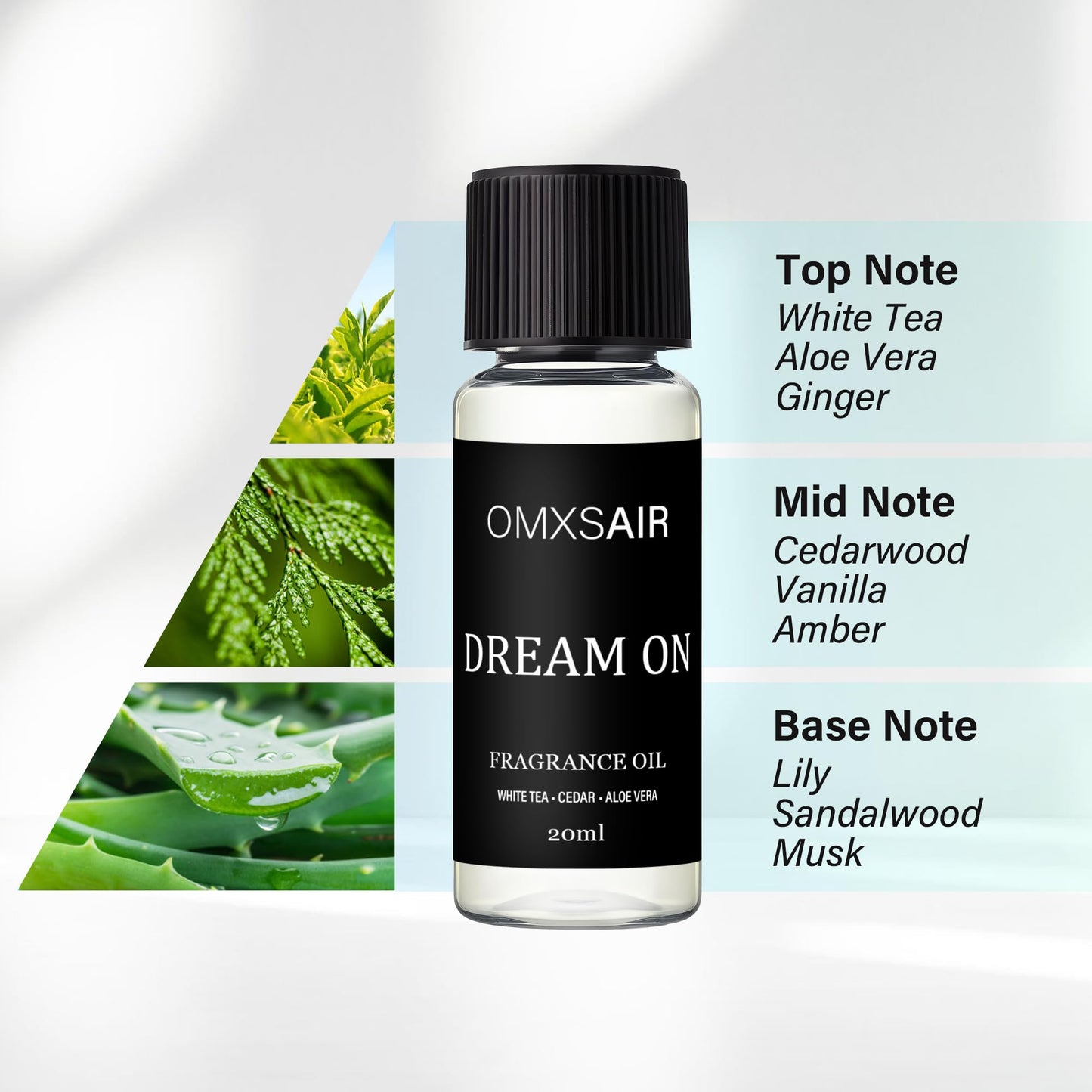 Luxury Hotel Scent Dream On Oil Diffuser Refill Kit – 20ml | Long-Lasting Fragrance for Large Rooms, HVAC & Cars