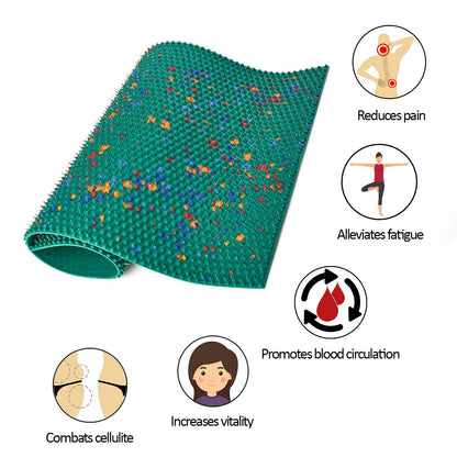 Lyapko Body & Foot Acupressure Mat 10.8 x 19 in | 2710 Metal Needles | Home Massage