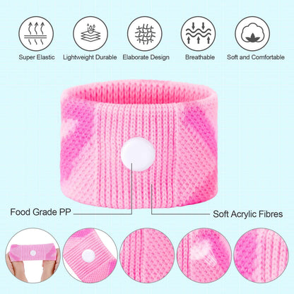 LYJEE Motion Sickness Bands for Kids - Travel Nausea Relief Wristbands (Drug-Free)