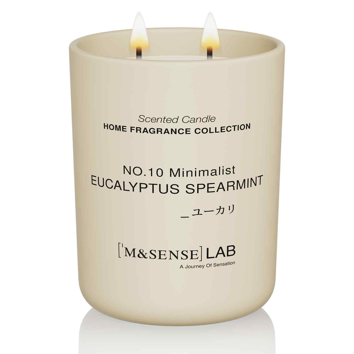 M&SENSE Natural Soy Candle - Eucalyptus Spearmint, 16.6 oz