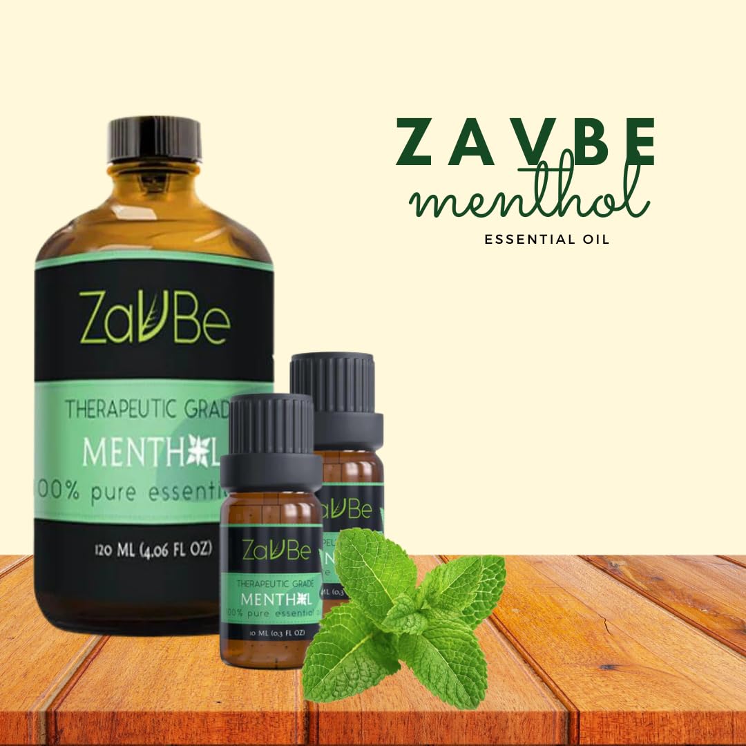 MABUA Menthol Breathe Essential Oil Blend 120 ml | Pure Essential Oil for Diffuser - Therapeutic Grade