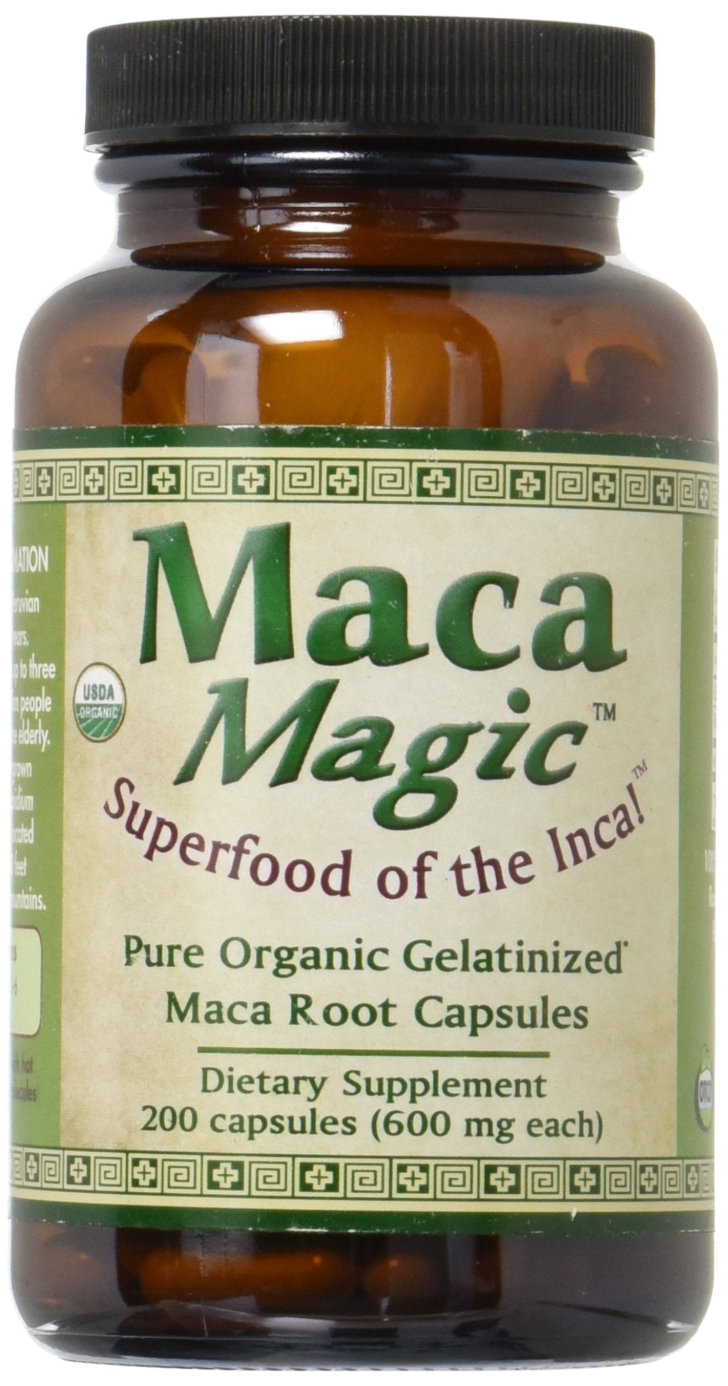 Maca Magic Organic Capsules - 200 Count