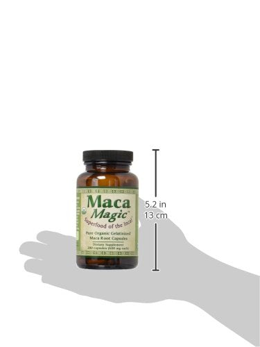 Maca Magic Organic Capsules - 200 Count