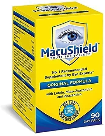 MacuShield Eye Supplement | 90 One‑A‑Day Capsules