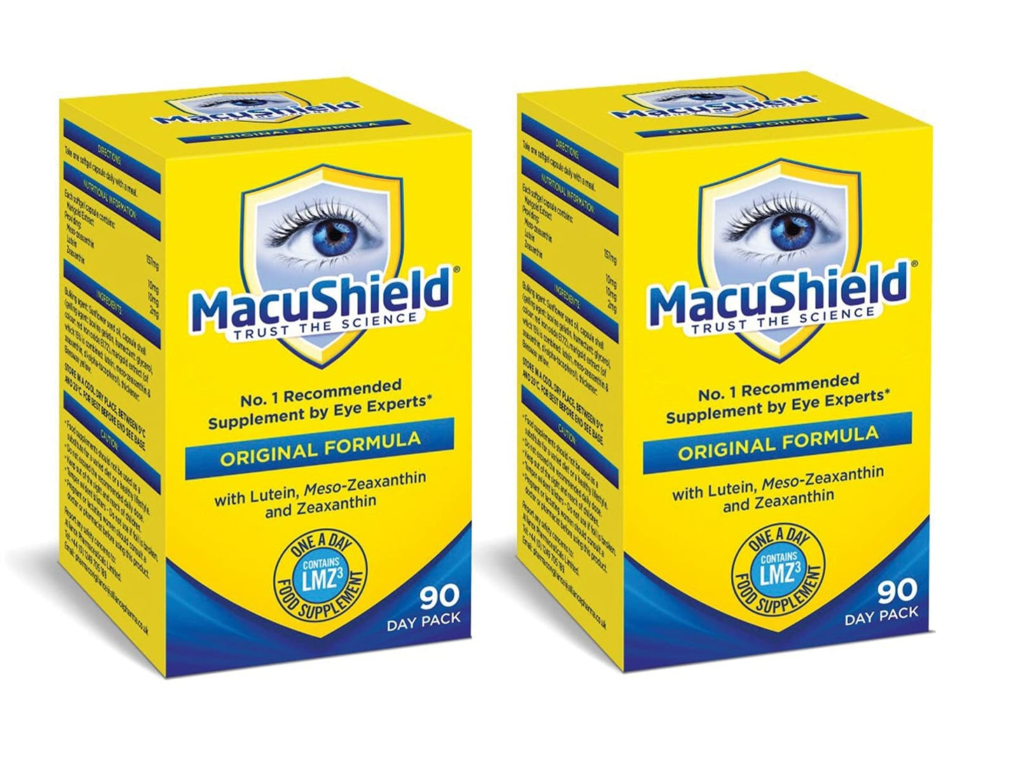 MacuShield Macushield Capsules – 90 Caps (2 Pack) | Dietary Supplement