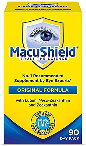 MacuShield Eye Supplement | 90 One‑A‑Day Capsules