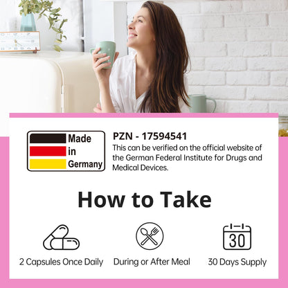purmeo Hormonal Balance DIM Complex – Breast Health, Vegan, Made in Germany