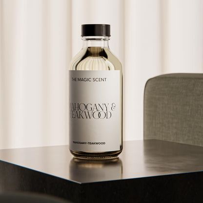 The Magic Scent Mahogany & Teakwood Diffuser Oil – Luxury Hotel & Home Fragrance (8.5 fl oz / 250 mL)