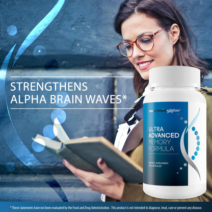 New Vibrations Nutrition Ultra Advanced Memory Formula – Best Memory & Focus Supplement