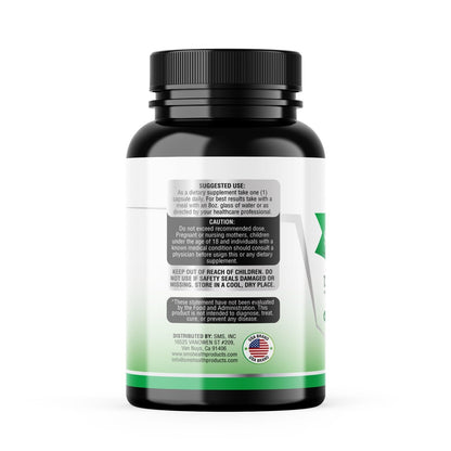 Saw Palmetto 20:1 Extract — 40% Fatty Acids | 120 Vegan Capsules | 4-Month Supply | Non-GMO | Made in USA