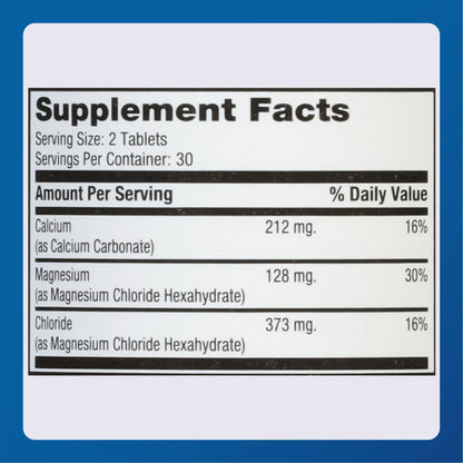 MagDelay Magnesium Chloride 64 mg | Delayed-Release Magnesium Supplement - 60 Tablets