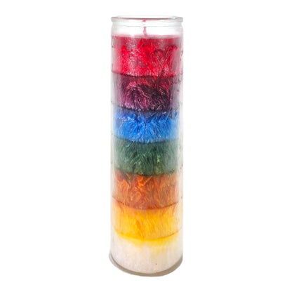 MAGICK SPACE Road Opener 7-Color Palm Wax Candle | Abre Caminos Spiritual Intention