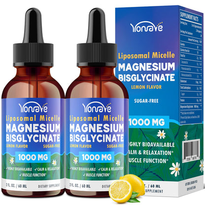 Magnesium Bisglycinate – High-Absorption Liposomal Liquid Magnesium (60ml)