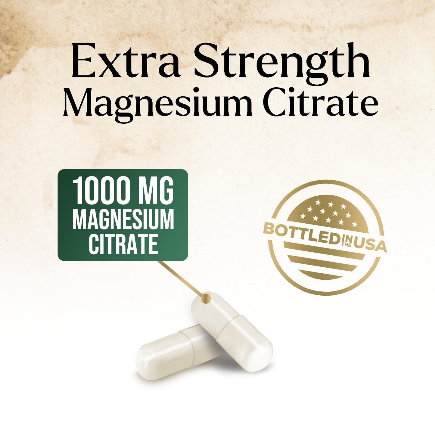 Magnesium Citrate 1000mg – High-Absorption Magnesium Supplement | Supports Muscle, Bone, Nerve & Heart Health – 120 Capsules