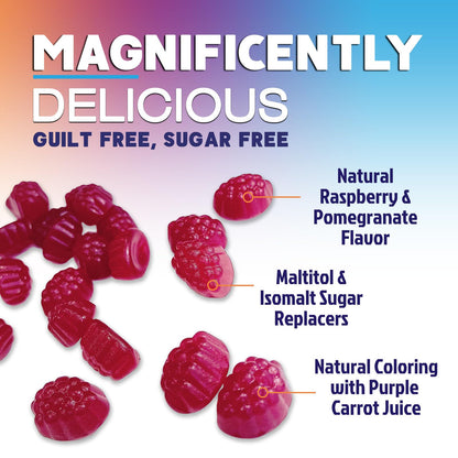 Magnesium Citrate Gummies Sugar-Free – High Absorption, 60 Gummies | Sleep, Heart & Bones Support