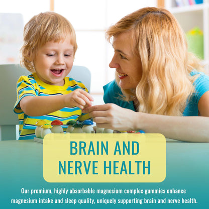 Magnesium Complex Gummies – Calm Chewables for Kids & Adults | Glycinate, Taurate, Citrate, Malate | 120ct