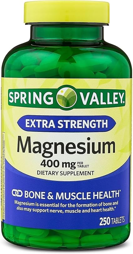 Magnesium Extra Strength 400 mg – 250 Tablets | Dietary Supplement