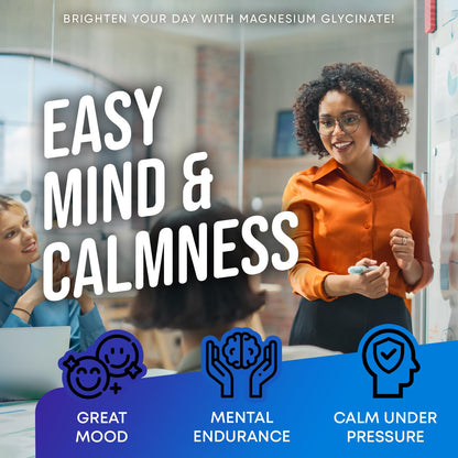 Magnesium Glycinate 500MG - Sleep Support, High-Absorption Chelated Magnesium | 200 Vegan Capsules