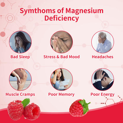 90 Ct Magnesium Glycinate Gummies 1000mg - Sugar Free Mood & Sleep Support