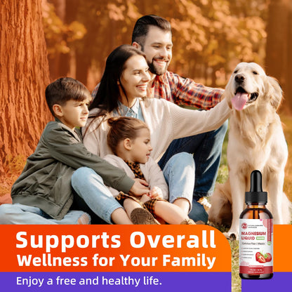 M inch Magnesium Glycinate Liquid Drops – High Absorption Magnesium (Strawberry), 2 Pack for Kids & Adults