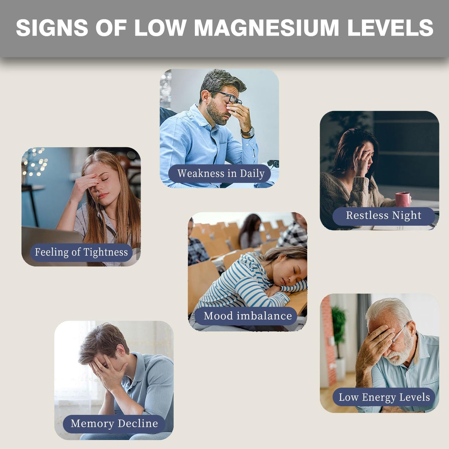 Magnesium Gummies 14-in-1 with Ashwagandha, L-Theanine, D3 & Zinc | Cortisol Support for Women - 60 Gummies