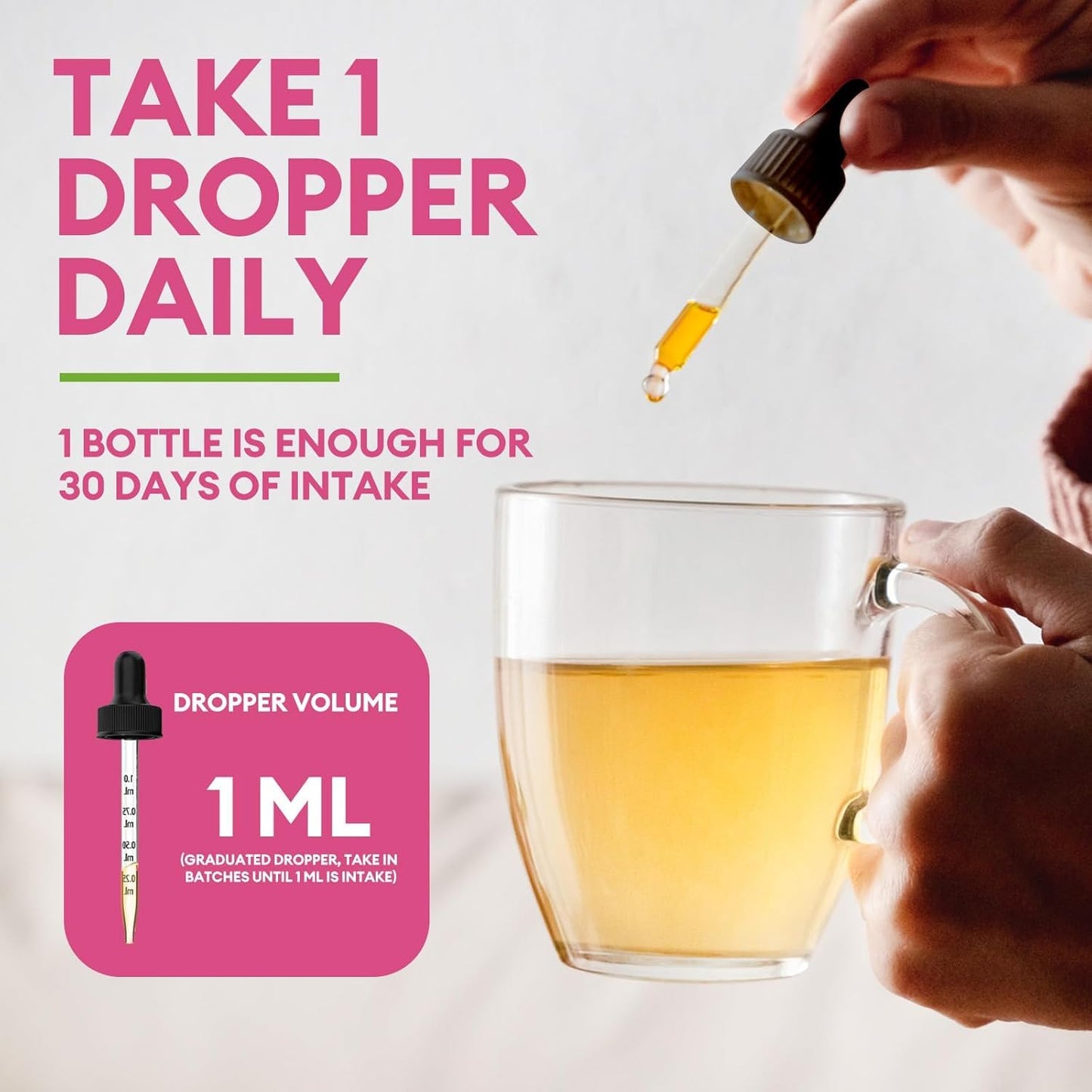 (3 Pack) Magnesium Liquid Drops – 8-in-1 Magnesium Complex (Glycinate, Citrate, Malate, Taurate) Raspberry