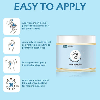 Magnesium Lotion for Kids – Sleep & Relaxation Cream (3.53 oz) – Bedtime Support Without Melatonin