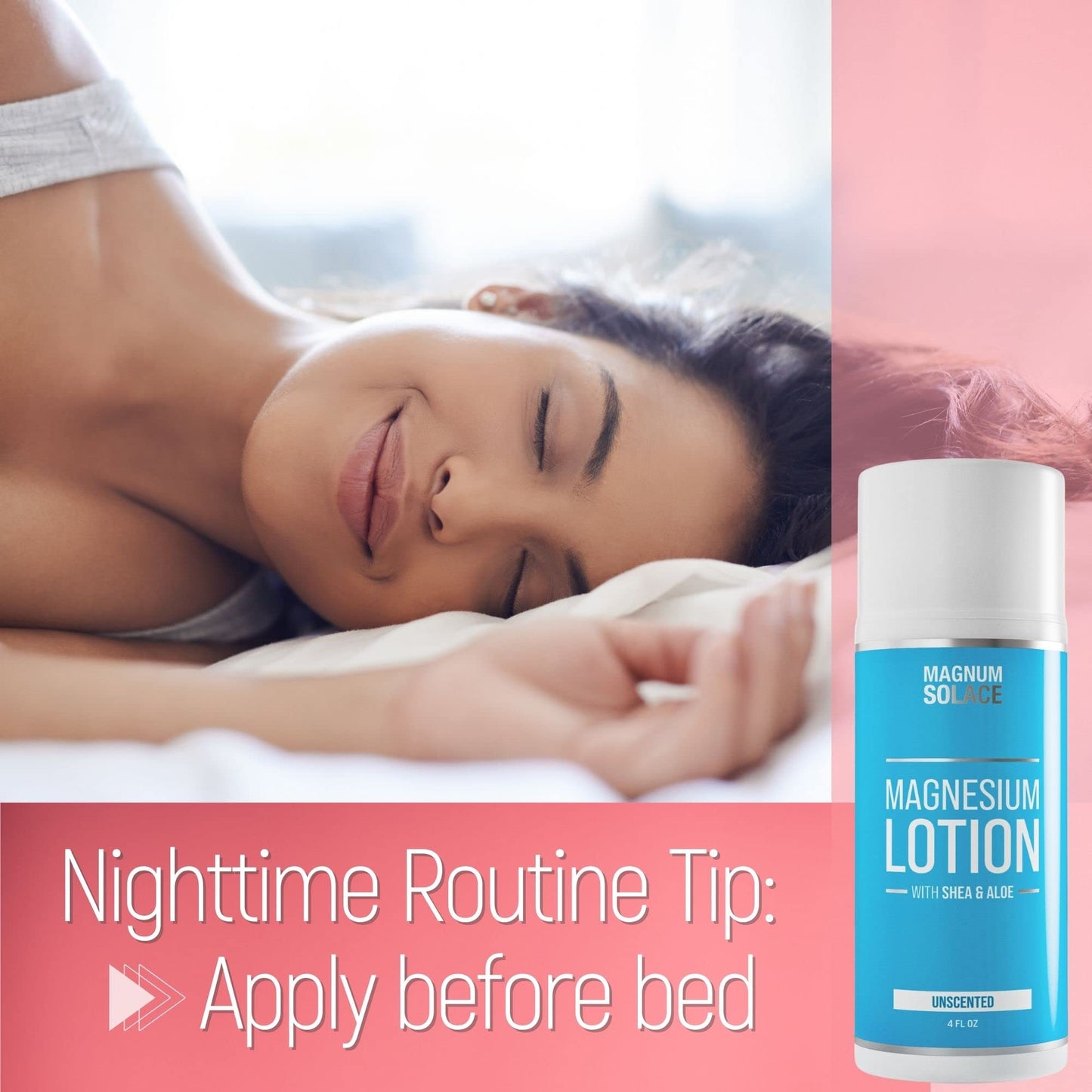 Magnesium Lotion – Super Concentrated (Aloe & Shea) for Leg Cramps & Sore Muscles