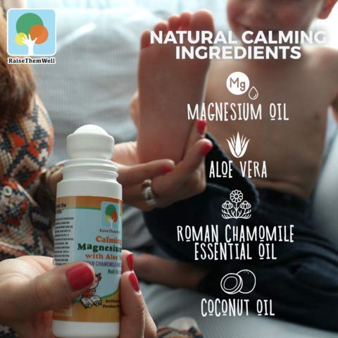 Magnesium Oil Roll-On for Kids with Aloe Vera – Fast-Absorbing