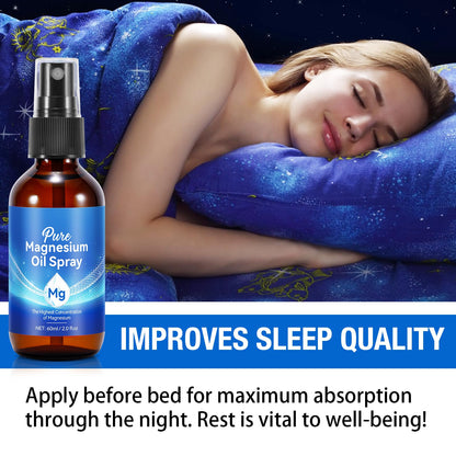 Generic Magnesium Oil Spray – Pure Topical Magnesium for Skin & Sleep (2 fl oz)