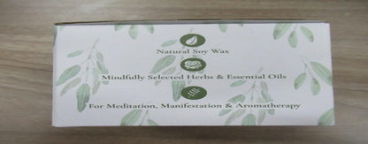 Magnificent 101 Long-Lasting Sage Healing Crystals Candle – 6 oz | 35-Hour Burn | Soy Wax & Healing Crystals