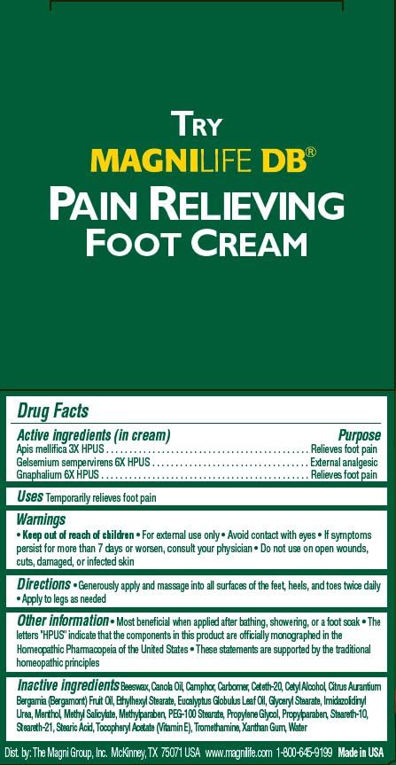 MagniLife DB Foot Cream – Calming Relief for Burning, Tingling & Sensitive Feet (4 oz)