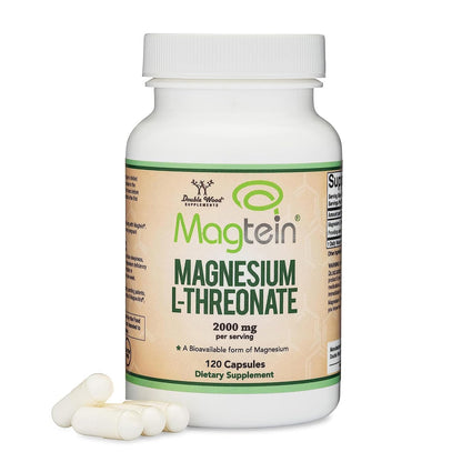 Magtein Magnesium L-Threonate – Sleep & Cognitive Support | 2,000 mg | 120 Capsules