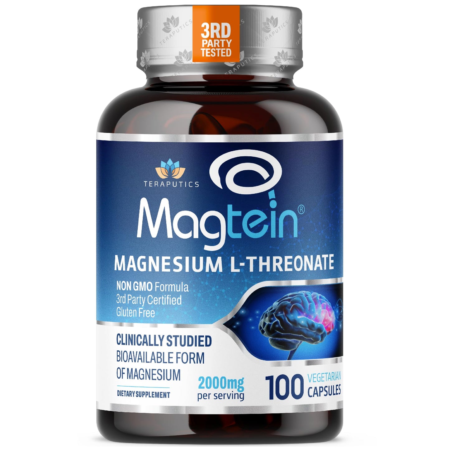 Magtein Magnesium L-Threonate – Brain Support, Memory & Focus | 2000 mg