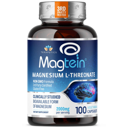Magtein Magnesium L-Threonate – Brain Support, Memory & Focus | 2000 mg