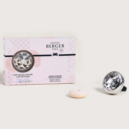MAISON BERGER Refillable Car Vent Clip Diffuser – Joy Agave Garden, Made in France