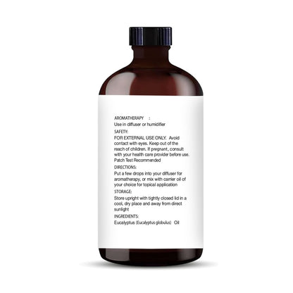 Majestic Pure Eucalyptus Essential Oil – 100% Pure & Natural, Glass Dropper, 4 oz 2-Pack